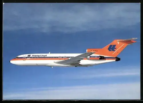 AK Flugzeug Boeing-Jet 727-100 am Himmel, Hapag Lloyd