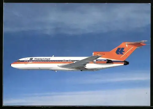 AK Flugzeug Boeing-Jet 727-100 am Himmel, Hapag Lloyd