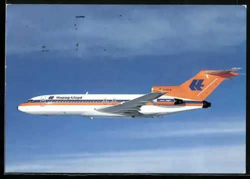 AK Flugzeug Boeing-Jet 727-100 am Himmel, Hapag Lloyd