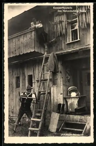 AK Kammerfensterin, des Nebenbuhlers Rache