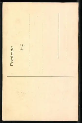 AK Blondes Mädchen füttert ihre Puppe