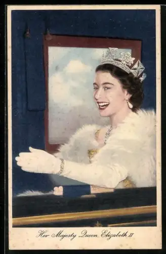 AK Königin Elisabeth II. von England