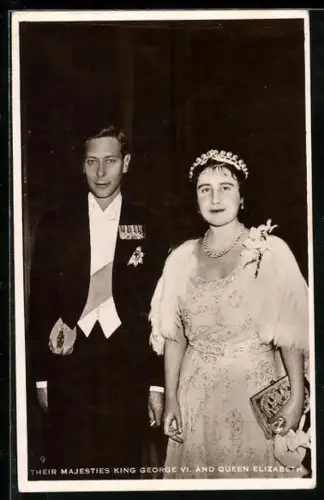 AK Their Majesties King George and Queen Elizabeth