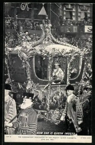 AK The Coronation procession of Queen Elizabeth 1953