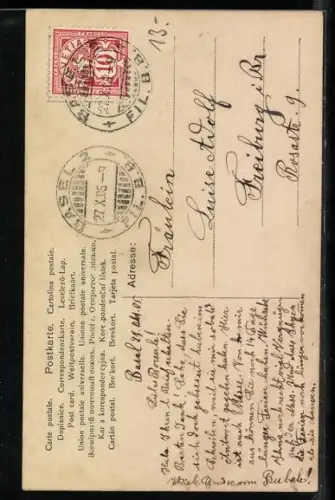 Foto-AK NPG Nr. 423 /5: Kleines Mädchen in Tracht