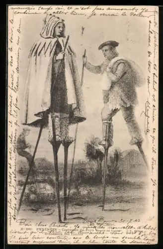 AK Pyrénées, Costumes du Pays