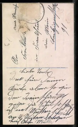 AK Kind mit HB-Bierkrug isst Würstchen