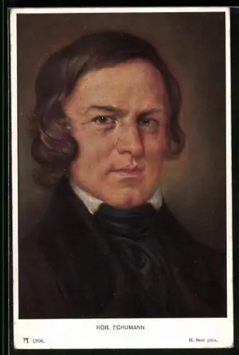 AK Robert Schumann Portrait