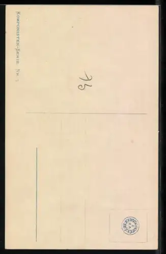 AK Felix Mendelssohn-Bartholdy, Brustportrait