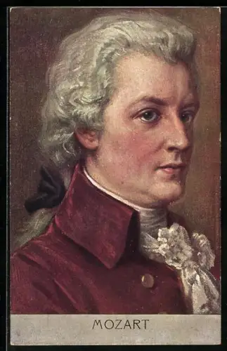 AK Mozart, Portrait des Komponisten
