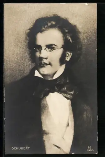 AK Komponist Franz Schubert in jungen Jahren