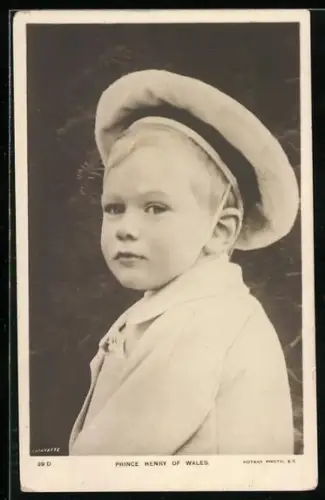 AK Prince Henry of Wales mit Matrosenmütze