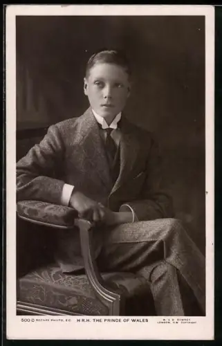 AK the Prince of Wales als Knabe im Portrait