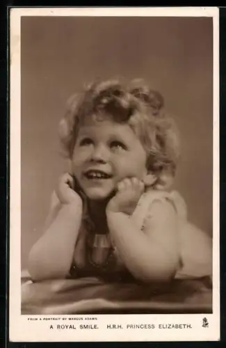 AK A Royal Smile, Prinzessin Elisabeth von England