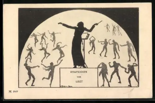 AK Rhapsodien von Liszt, Silhouette