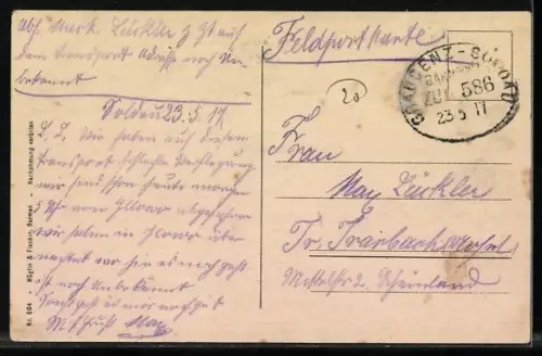 AK Unsere Feldgrauen in der Entlausungsanstalt, Desinfektionskessel