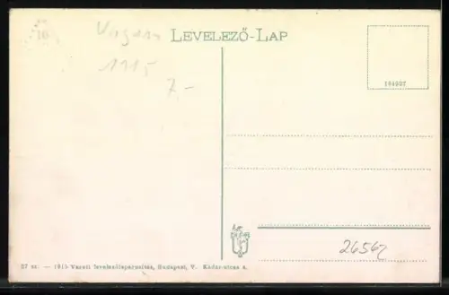 AK Debrecen / Debreczin, Fö utca látképe