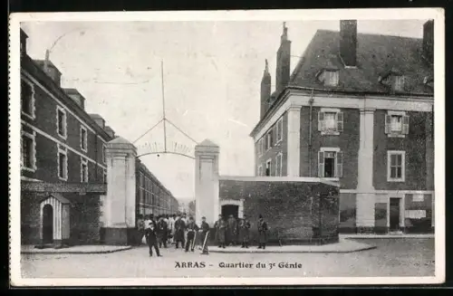 AK Arras, Quartier du 3. Génie, Kaserne