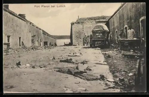 AK Fléron, Fort Fléron, deutsche Soldaten