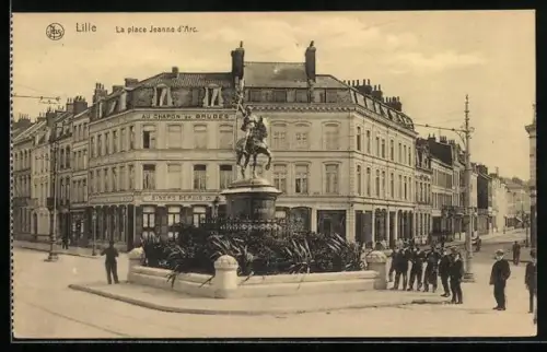 AK Lille, La place Jeanne d`Arc