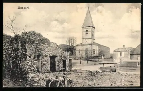 AK Nonsard, Kirche und Ruine