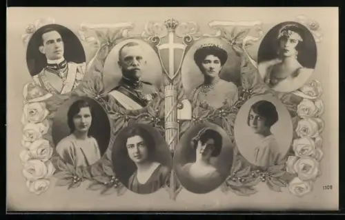 AK das Königshaus von Italien