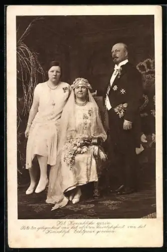 AK Königliche Familie von den Niederlanden zur Silbernen Hochzeit