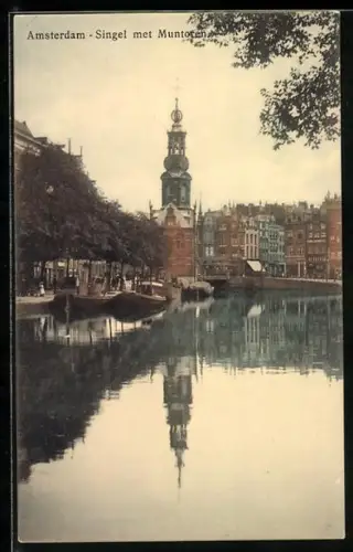 AK Amsterdam, Singel met Munttoren