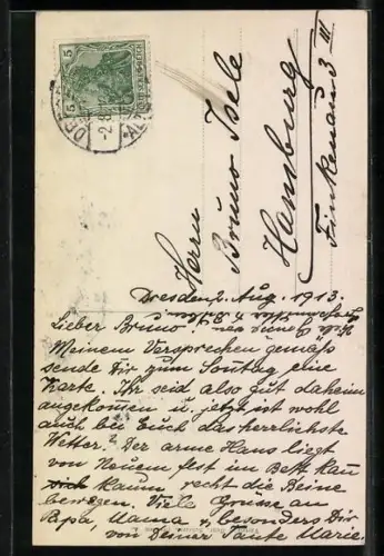 Foto-AK Walter Hahn, Nachfolger, Kronprinz Georg von Sachsen