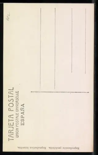 AK Don Alfonso XIII. la Infanta Dona Maria Cristina y el Principe de Asturias