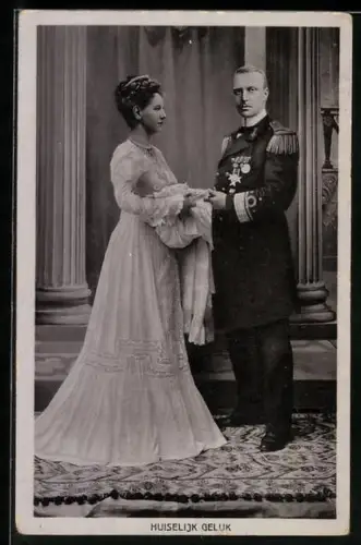 AK Huiselijk Geluk, Wilhelmina von den Niederlanden