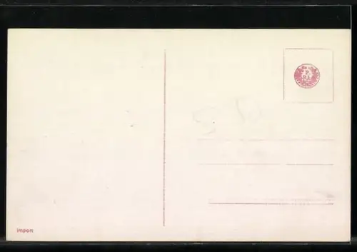 AK Prinz Sigvard mit einem Buch