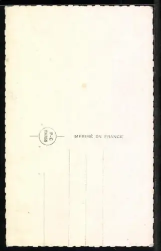 Foto-AK P. C. Paris: Liebespaar in modischer Kleidung