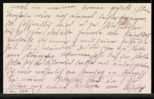 Foto-AK Amag Nr. 61411/4: Junger Mann im Gespräch mit Angebeteter unter einem Baum