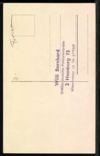 Foto-AK Amag Nr. 63946/2: Junge Frau in blauem Kleid mit Blumenstrauss