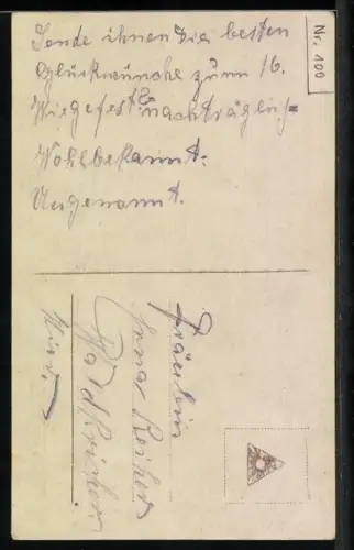 Foto-AK Amag Nr. 62499/5: Junge Frau im Kleid mit Blumenstrauss