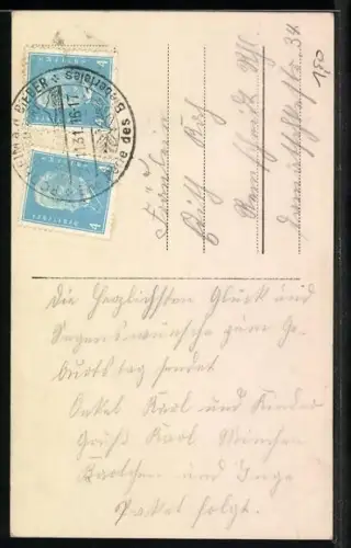 Foto-AK Amag Nr. 63731/1: Kleines Mädchen in Kleid mit Blumenmuster