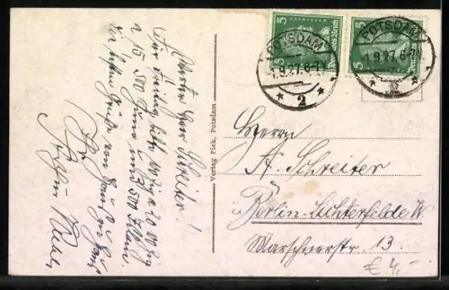 AK Potsdam, Sanssouci, Neues Palais