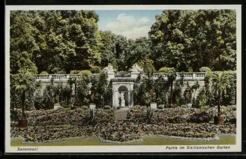 AK Sanssouci, Partie im Sizilianischen Garten