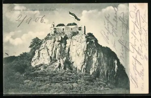 AK Heubach / Württ., Ruine Rosenstein