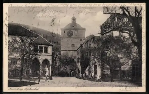 AK Heidelberg, Schlosshof, Hospiz Wartburg