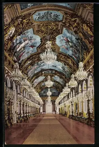 AK Schloss Herrenchiemsee, Grosse Spiegelgalerie