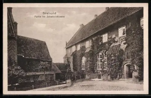 AK Stralsund, Partie im Johanniskloster
