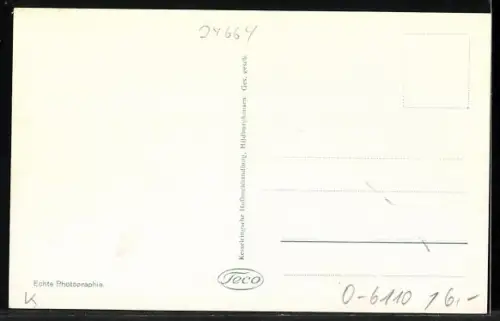 AK Hildburghausen / Thür., Partie an der alten Stadtmauer