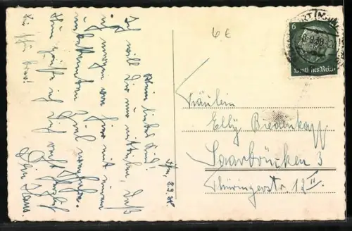 AK Frankfurt-Höchst, Batterie Zollhaus und Kath. Kirche