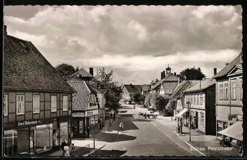 AK Soltau, Blick in die Poststrasse