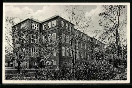 AK Soltau /Hannover, Blick zum Kreiskrankenhaus