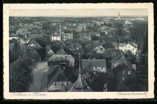 AK Soltau i. Hann., Blick auf den Ort