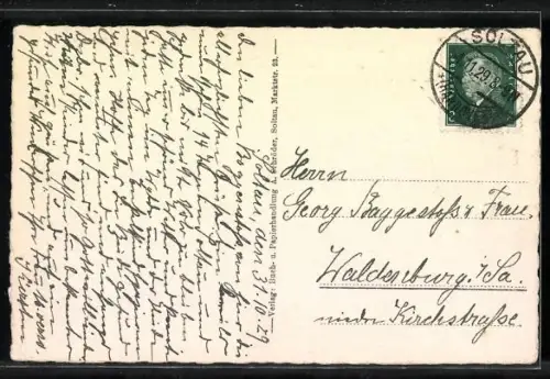 AK Soltau i. Hann., Blick auf den Ort