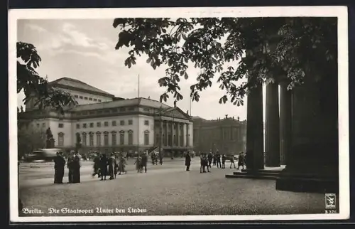 AK Berlin, Staatsoper Unter den Linden